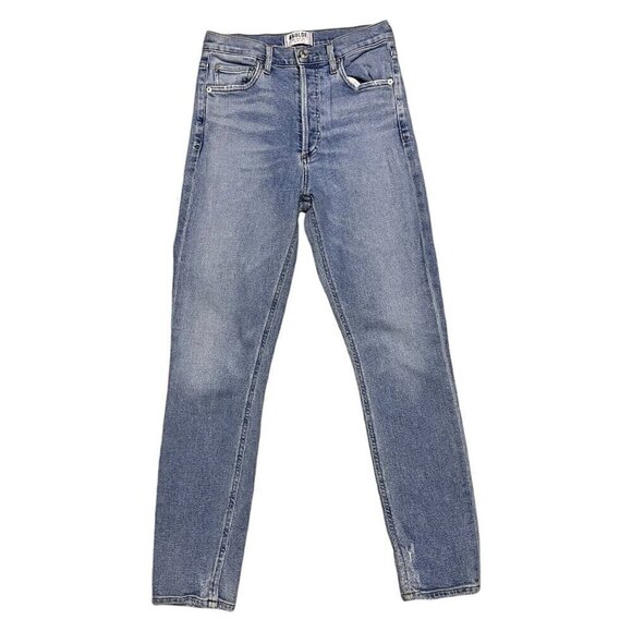 AGOLDE Nico Jean Los Angeles Luxury Designer Slim Fit Womens Denim Pants 26x27 - Picture 1 of 4
